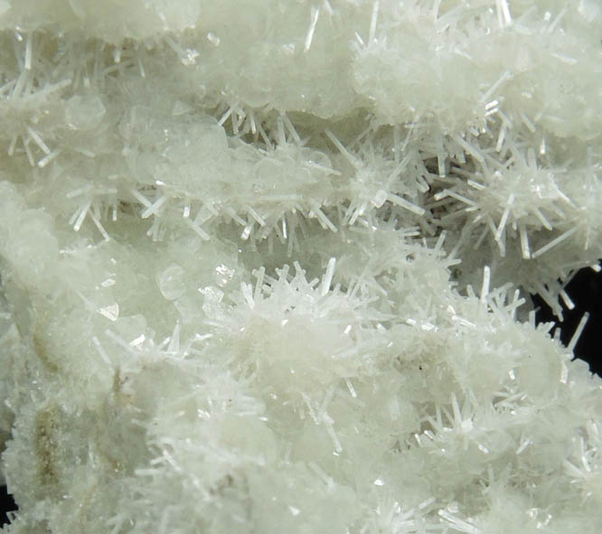 Natrolite over Datolite from Millington Quarry, Bernards Township, Somerset County, New Jersey