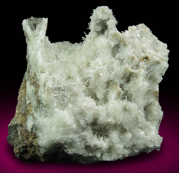 Natrolite over Datolite from Millington Quarry, Bernards Township, Somerset County, New Jersey