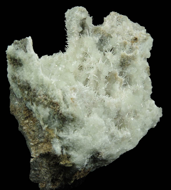 Natrolite over Datolite from Millington Quarry, Bernards Township, Somerset County, New Jersey