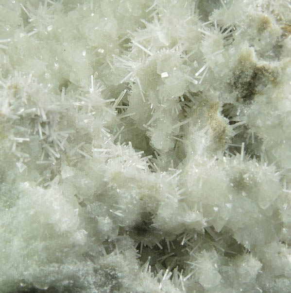 Natrolite over Datolite from Millington Quarry, Bernards Township, Somerset County, New Jersey