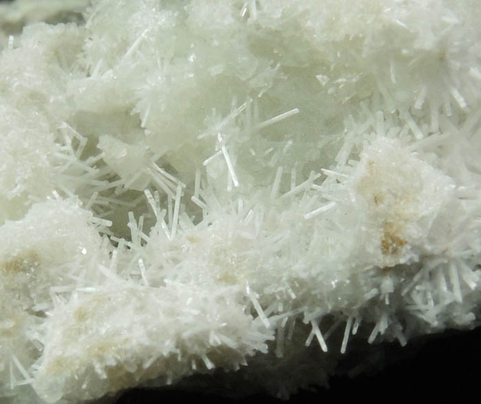 Natrolite over Datolite from Millington Quarry, Bernards Township, Somerset County, New Jersey