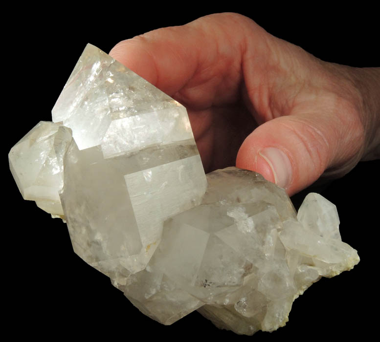 Quartz (parallel-growth scepter formation) from Mother Mary Pocket, Hayes Mine, Noyes Mountain, Greenwood, Oxford County, Maine