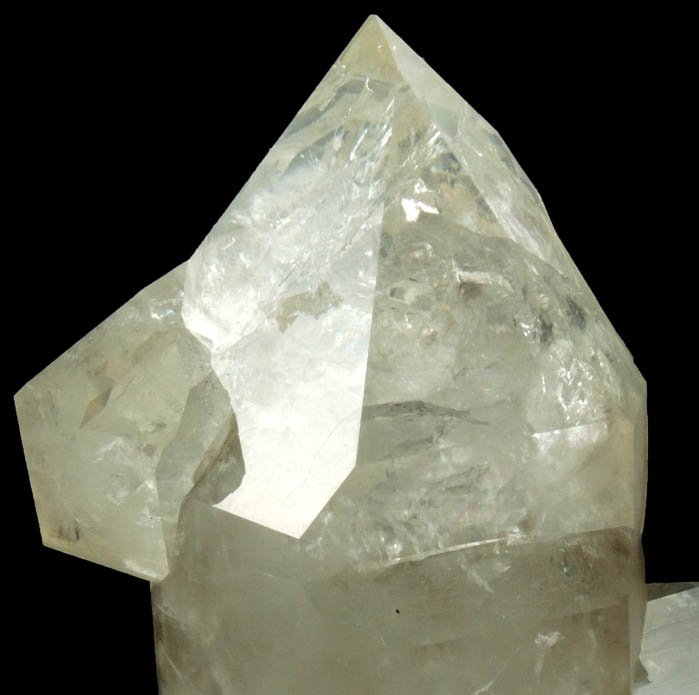 Quartz (parallel-growth scepter formation) from Mother Mary Pocket, Hayes Mine, Noyes Mountain, Greenwood, Oxford County, Maine