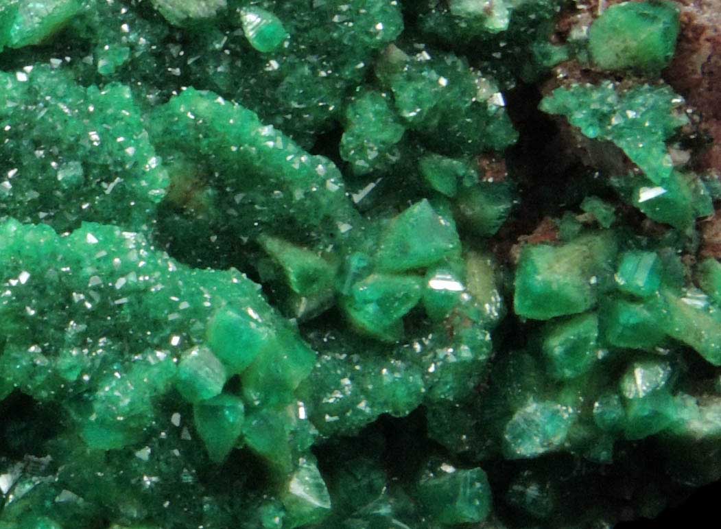 Adamite var. Cuproadamite from Tsumeb Mine, 3rd Oxide Zone, Otavi-Bergland District, Oshikoto, Namibia