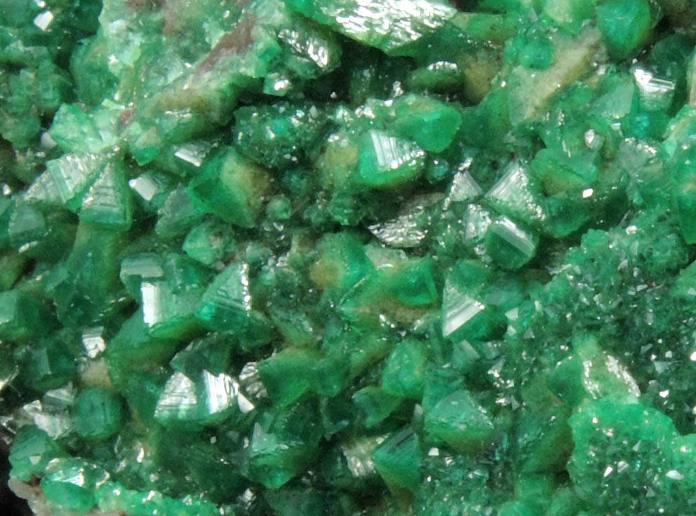 Adamite var. Cuproadamite from Tsumeb Mine, 3rd Oxide Zone, Otavi-Bergland District, Oshikoto, Namibia