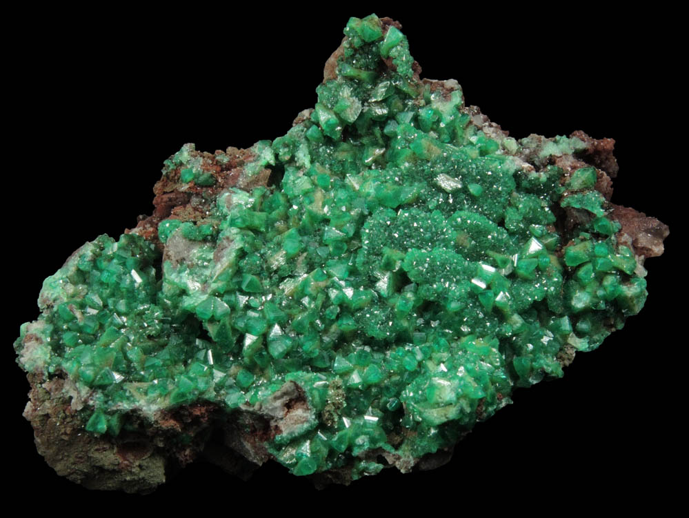 Adamite var. Cuproadamite from Tsumeb Mine, 3rd Oxide Zone, Otavi-Bergland District, Oshikoto, Namibia