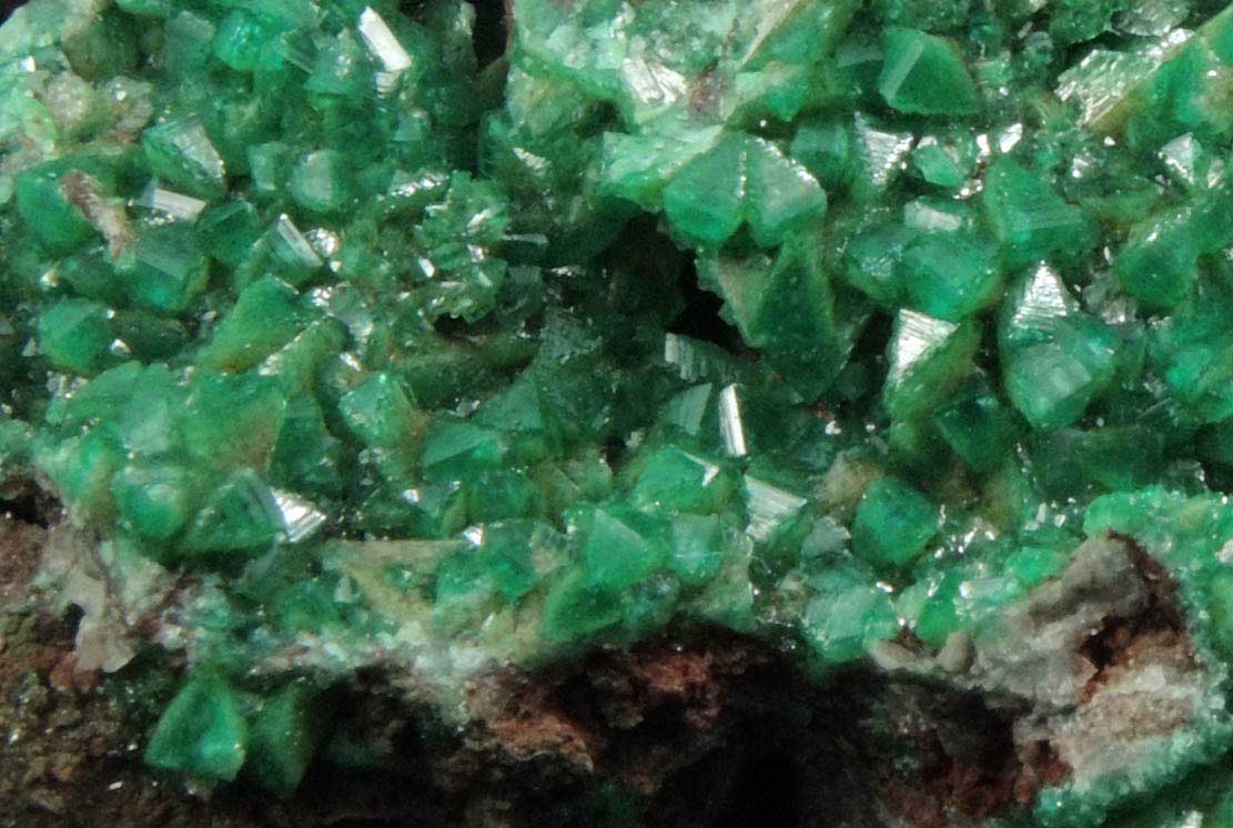 Adamite var. Cuproadamite from Tsumeb Mine, 3rd Oxide Zone, Otavi-Bergland District, Oshikoto, Namibia