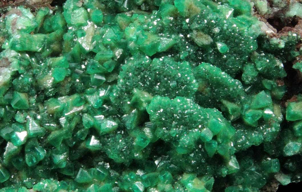 Adamite var. Cuproadamite from Tsumeb Mine, 3rd Oxide Zone, Otavi-Bergland District, Oshikoto, Namibia