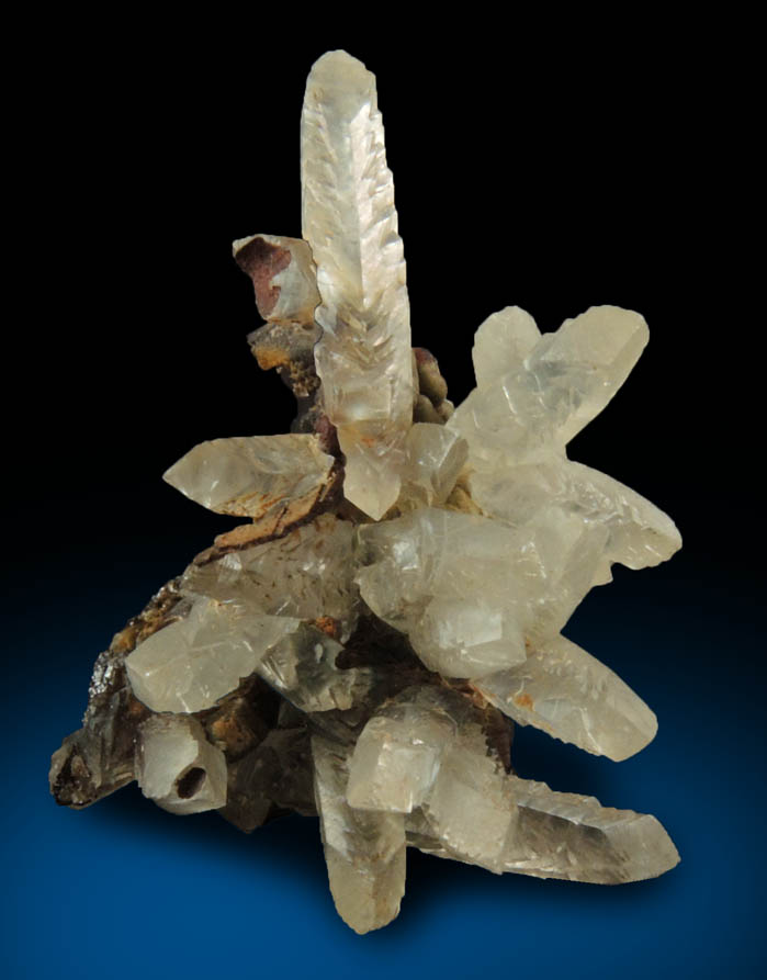 Smithsonite (prismatic hexagonal habit) from Tsumeb Mine, Otavi-Bergland District, Oshikoto, Namibia