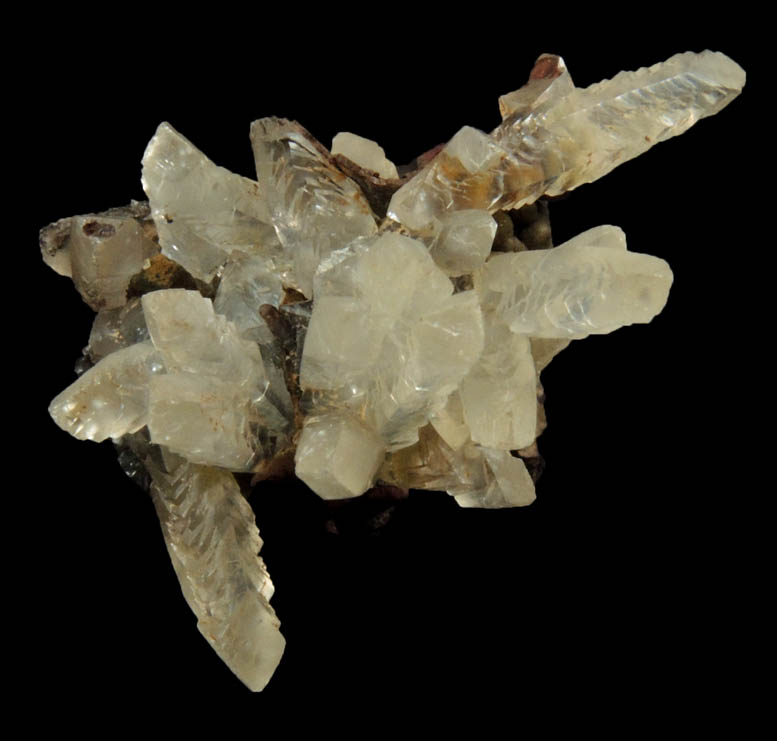 Smithsonite (prismatic hexagonal habit) from Tsumeb Mine, Otavi-Bergland District, Oshikoto, Namibia