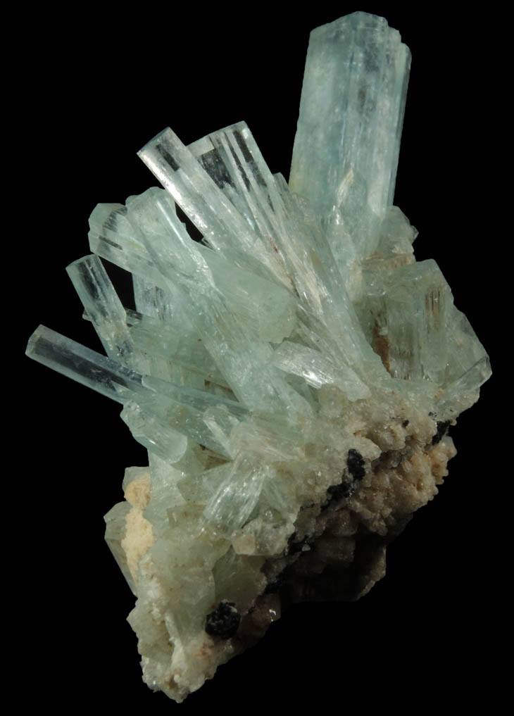 Beryl var. Aquamarine from Erongo Mountains, 20 km north of Usakos, Damaraland, Namibia