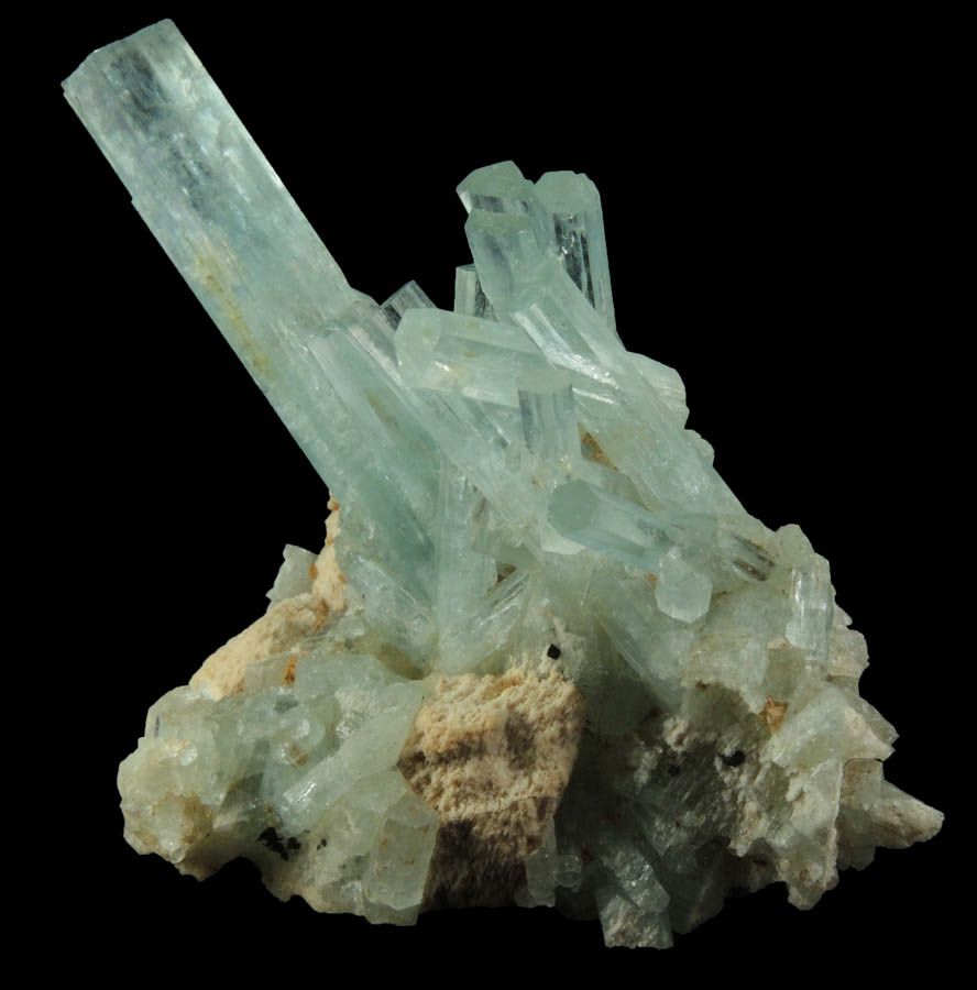 Beryl var. Aquamarine from Erongo Mountains, 20 km north of Usakos, Damaraland, Namibia