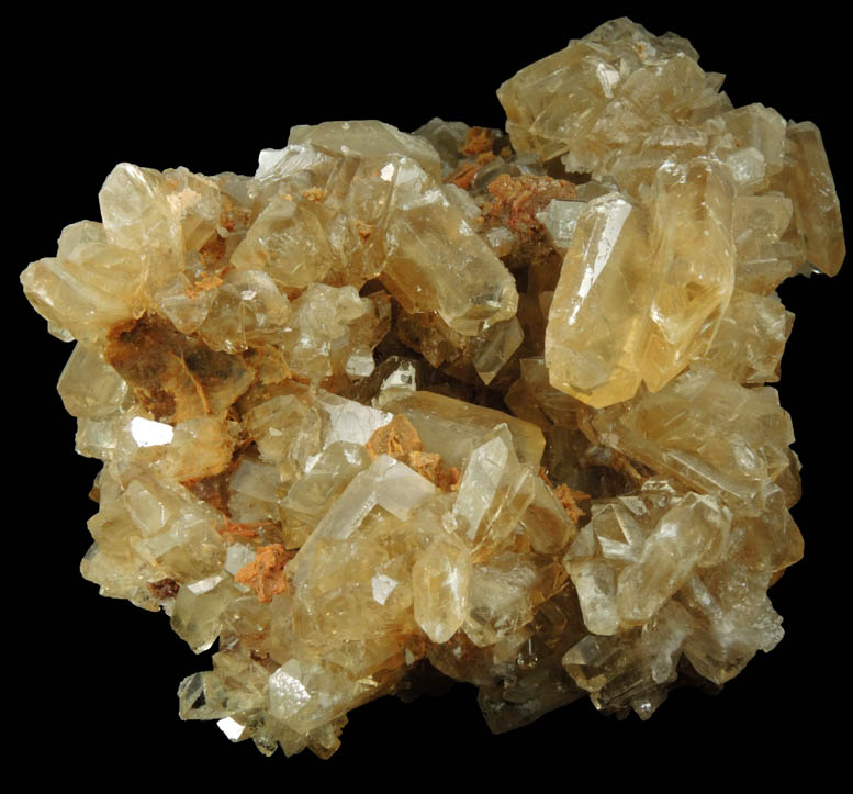 Barite with Calcite from Dee Mine, Bootstrap District, Elko County, Nevada