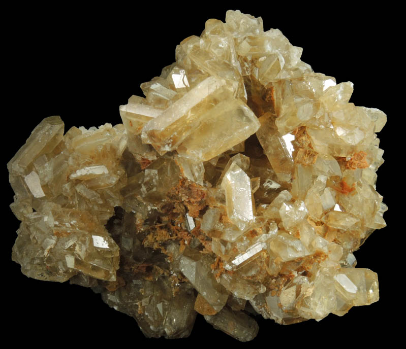 Barite with Calcite from Dee Mine, Bootstrap District, Elko County, Nevada