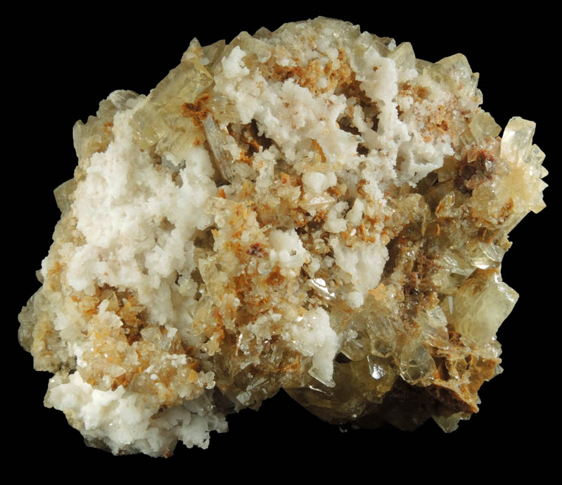 Barite with Calcite from Dee Mine, Bootstrap District, Elko County, Nevada