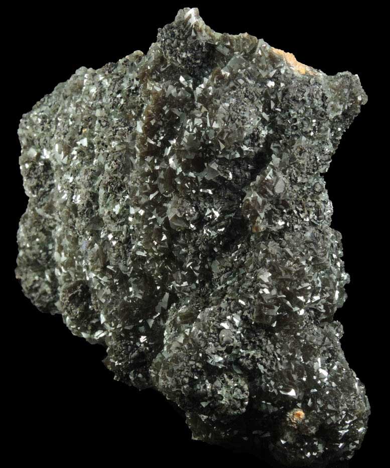 Smithsonite and Goethite from Touissit District, 21 km SSE of Oujda, Jerada Province, Oriental, Morocco