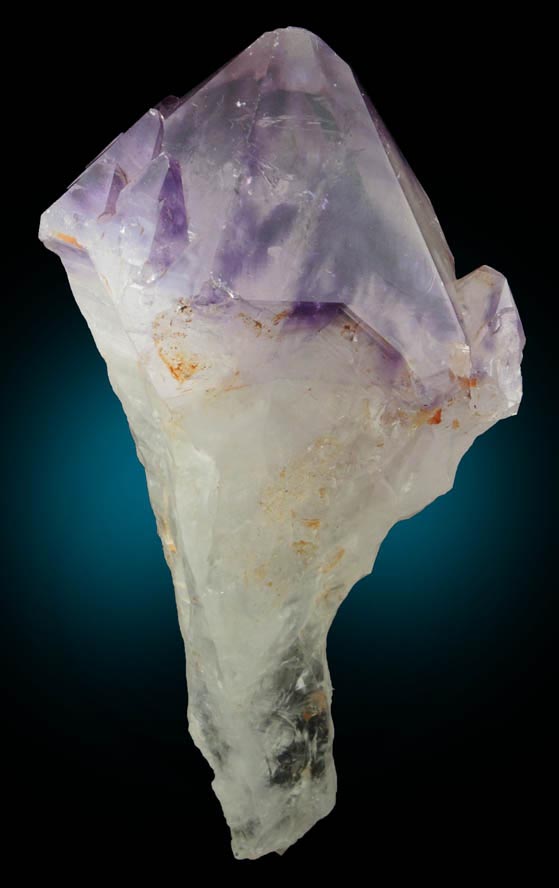 Quartz var. Amethyst (with unusual zoning) from Alto Uruguai, Rio Grande do Sul, Brazil