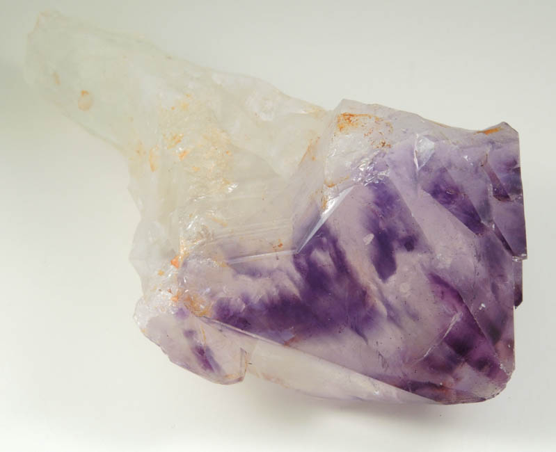 Quartz var. Amethyst (with unusual zoning) from Alto Uruguai, Rio Grande do Sul, Brazil