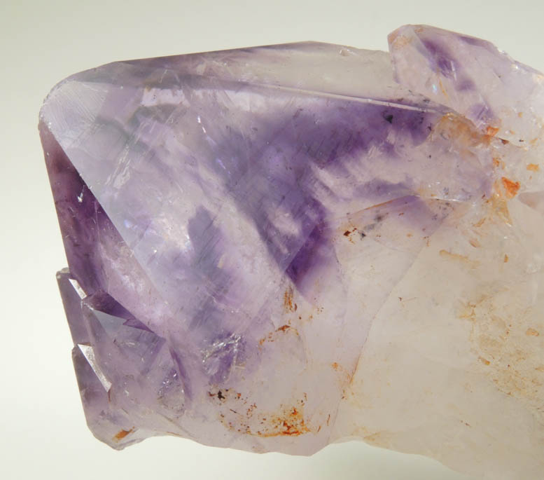 Quartz var. Amethyst (with unusual zoning) from Alto Uruguai, Rio Grande do Sul, Brazil