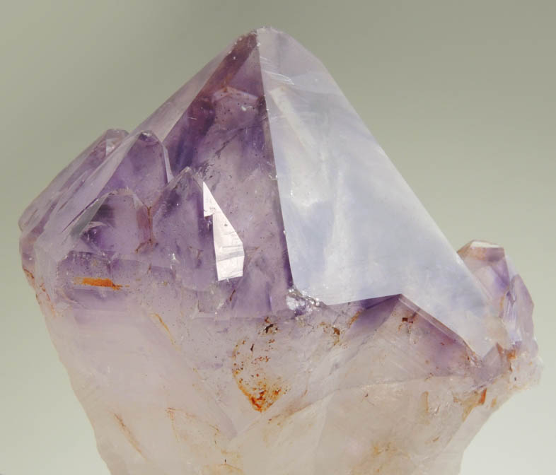 Quartz var. Amethyst (with unusual zoning) from Alto Uruguai, Rio Grande do Sul, Brazil