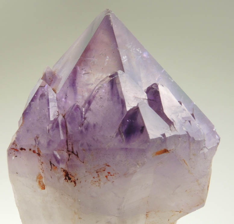 Quartz var. Amethyst (with unusual zoning) from Alto Uruguai, Rio Grande do Sul, Brazil