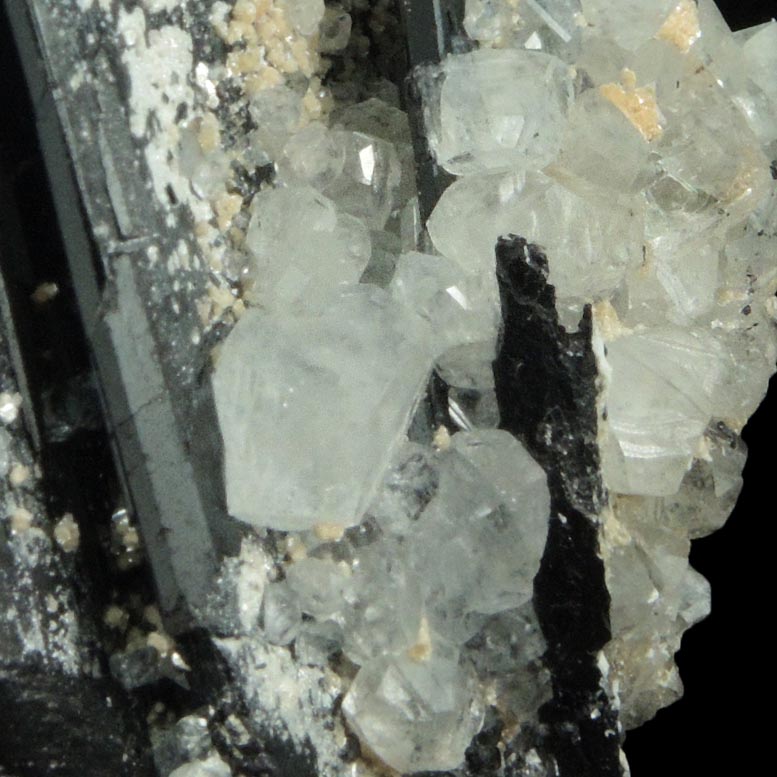 Euclase on Ferberite from Yaogangxian Mine, Nanling Mountains, Hunan, China