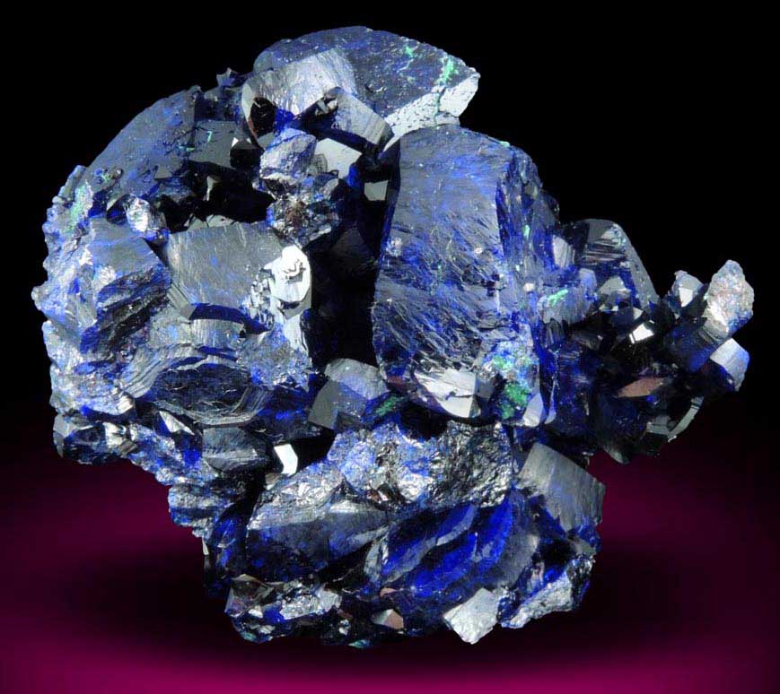 Azurite with minor Malachite from Milpillas Mine, Cuitaca, Sonora, Mexico