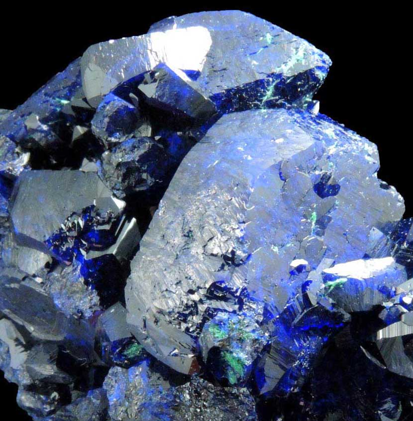 Azurite with minor Malachite from Milpillas Mine, Cuitaca, Sonora, Mexico