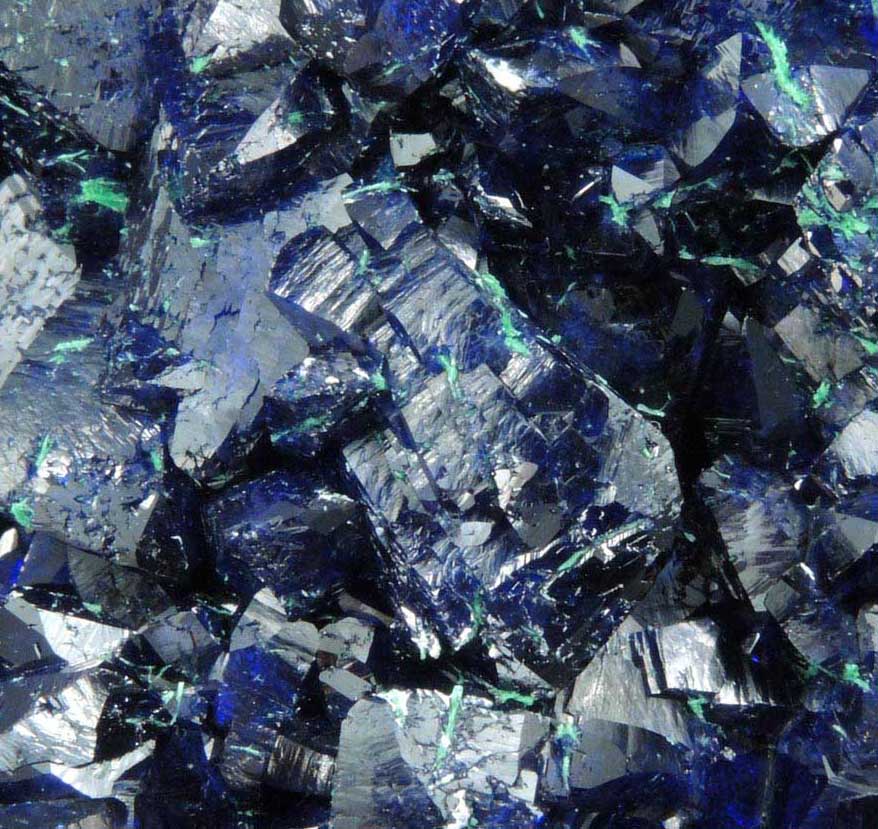 Azurite with minor Malachite from Milpillas Mine, Cuitaca, Sonora, Mexico