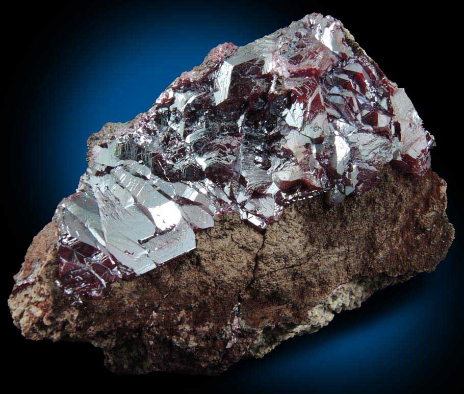 Cuprite from Milpillas Mine, Cuitaca, Sonora, Mexico