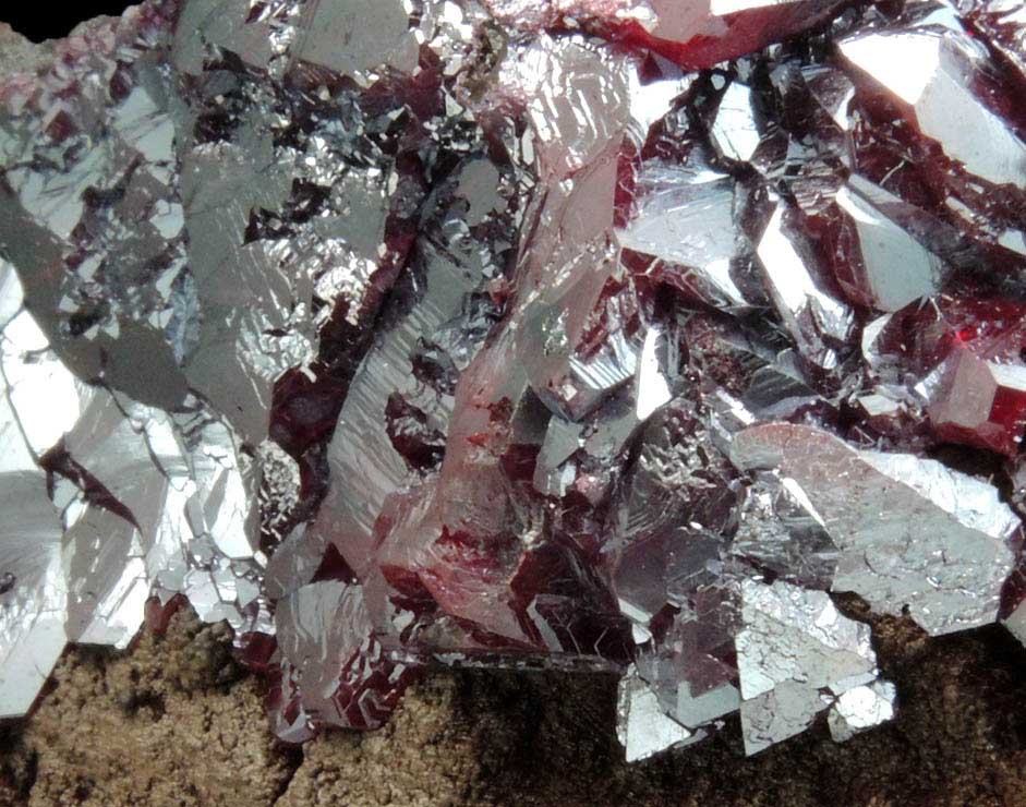 Cuprite from Milpillas Mine, Cuitaca, Sonora, Mexico