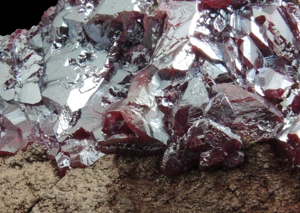 Cuprite from Milpillas Mine, Cuitaca, Sonora, Mexico