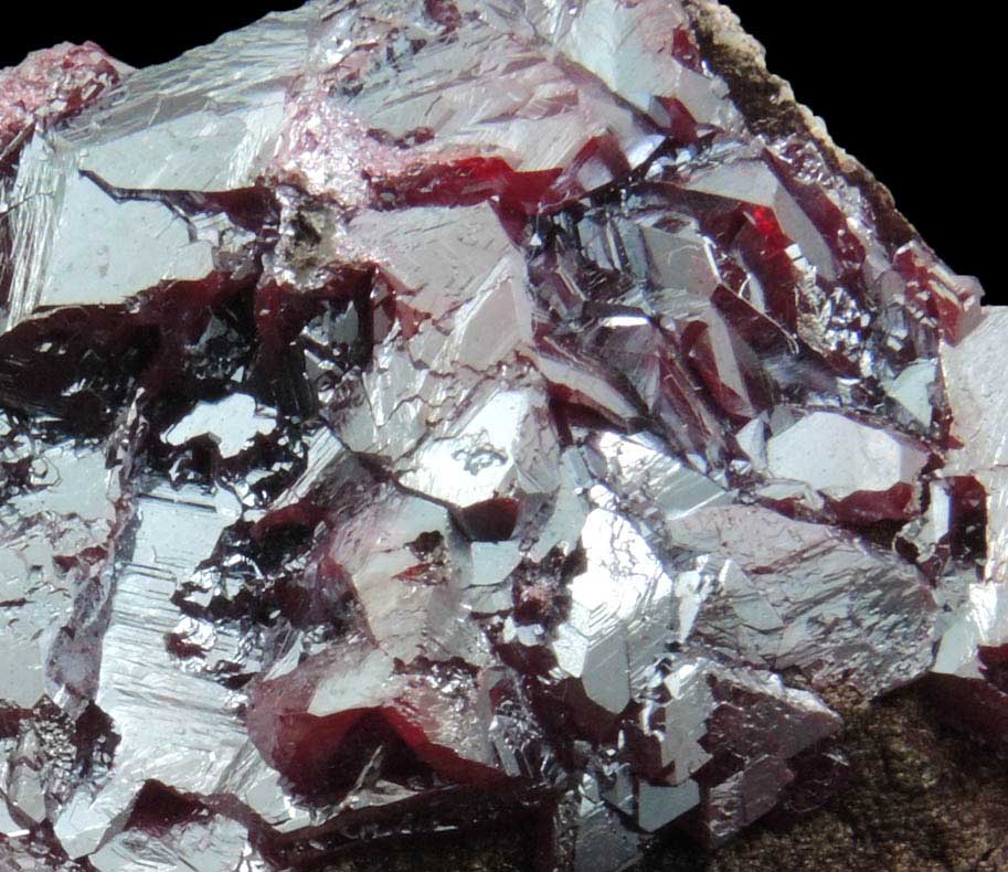 Cuprite from Milpillas Mine, Cuitaca, Sonora, Mexico