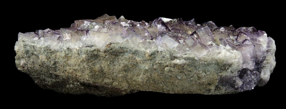 Fluorite with Chalcopyrite inclusions plus minor Calcite from Seata Mine, Aysgarth, Wensleydale, North Yorkshire, England