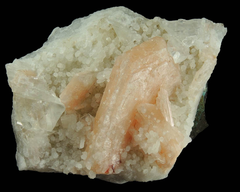 Stilbite, Apophyllite, Calcite, Quartz from Nashik District, Maharashtra, India