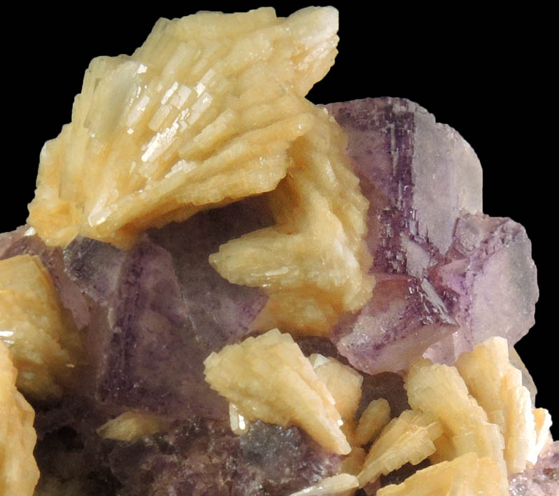 Barite and Fluorite over Quartz from Qinglong Mine, Dachang, Qianxi'nan, Guizhou, China