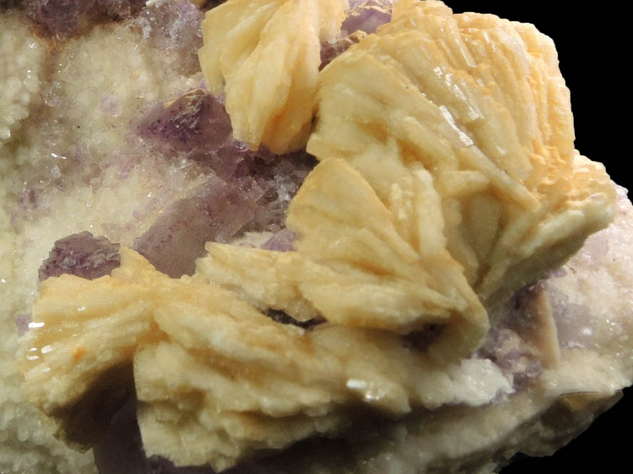 Barite and Fluorite over Quartz from Qinglong Mine, Dachang, Qianxi'nan, Guizhou, China