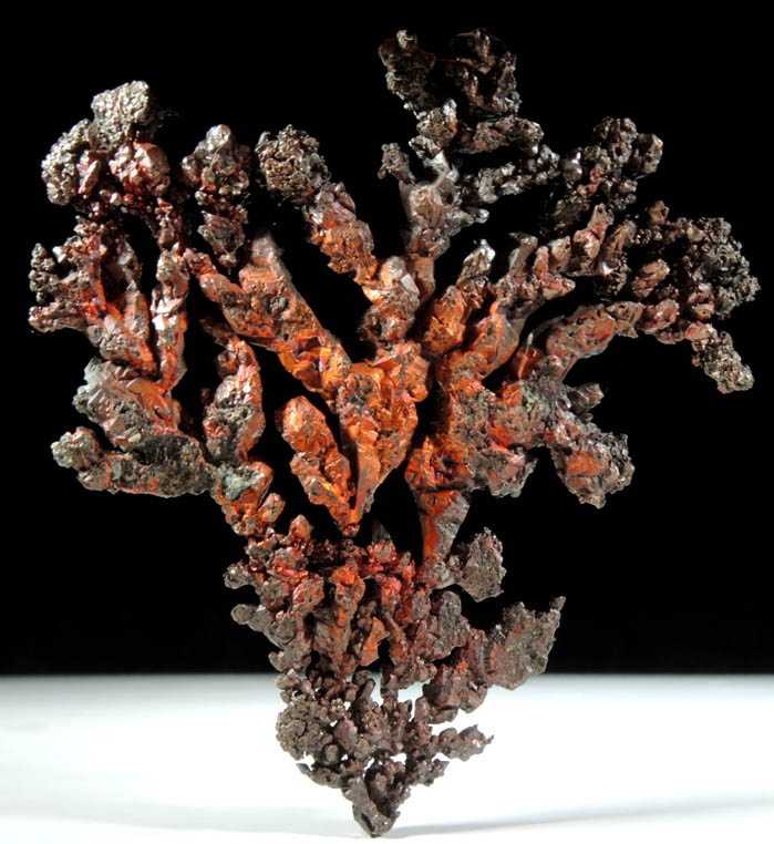 Copper (naturally crystallized native copper) from Mountain City Copper Mine, Elko County, Nevada