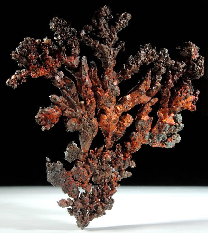 Copper (naturally crystallized native copper) from Mountain City Copper Mine, Elko County, Nevada