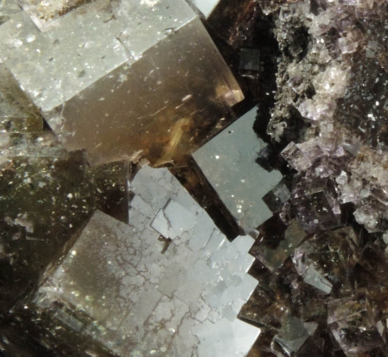 Fluorite with Chalcopyrite inclusions from Seata Mine, Aysgarth, Wensleydale, North Yorkshire, England