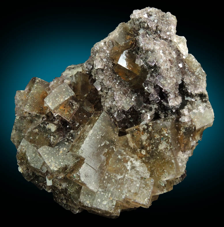 Fluorite with Chalcopyrite inclusions from Seata Mine, Aysgarth, Wensleydale, North Yorkshire, England