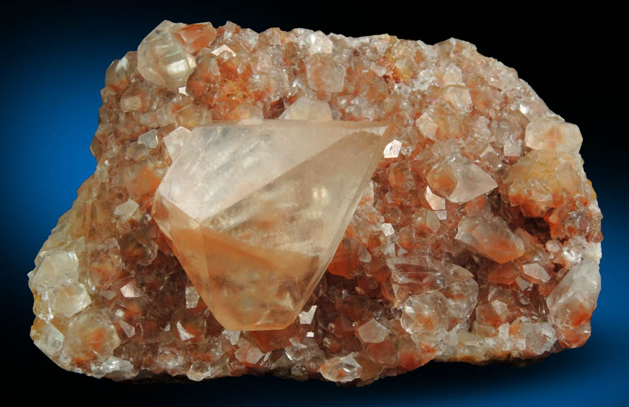 Calcite (contact-twinned crystals) from Daye, Huangshi, Hubei, China