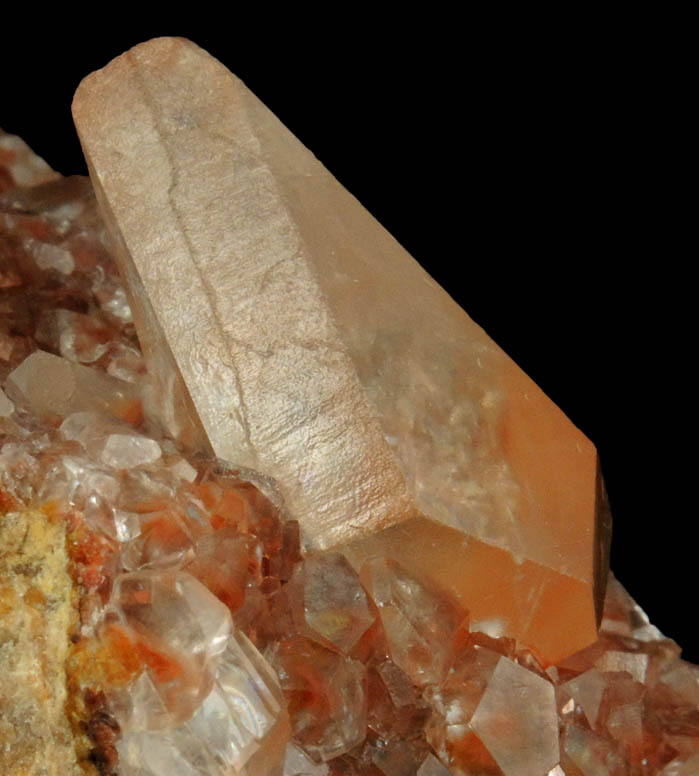 Calcite (contact-twinned crystals) from Daye, Huangshi, Hubei, China