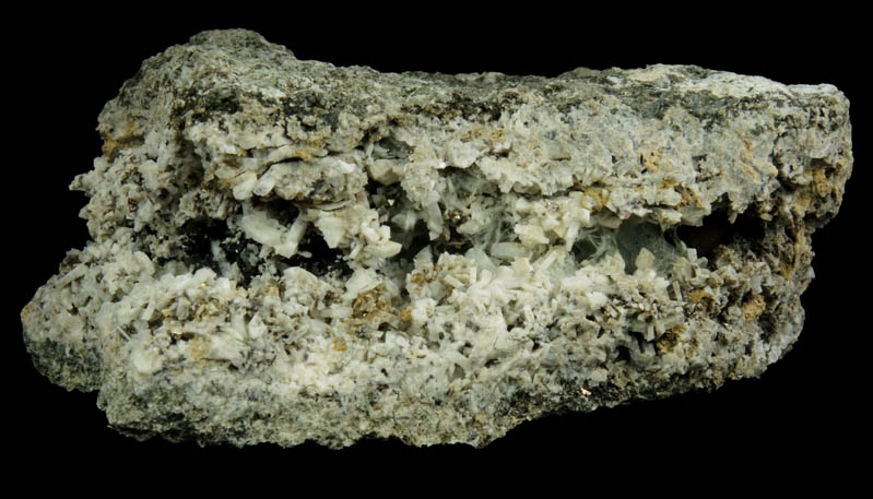 Albite, Pyrite, Sphalerite, Actinolite from Gorge Road construction site, between North Bergen and Cliffside Park, Bergen County, New Jersey