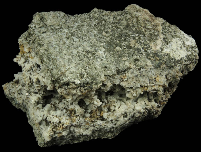 Albite, Pyrite, Sphalerite, Actinolite from Gorge Road construction site, between North Bergen and Cliffside Park, Bergen County, New Jersey