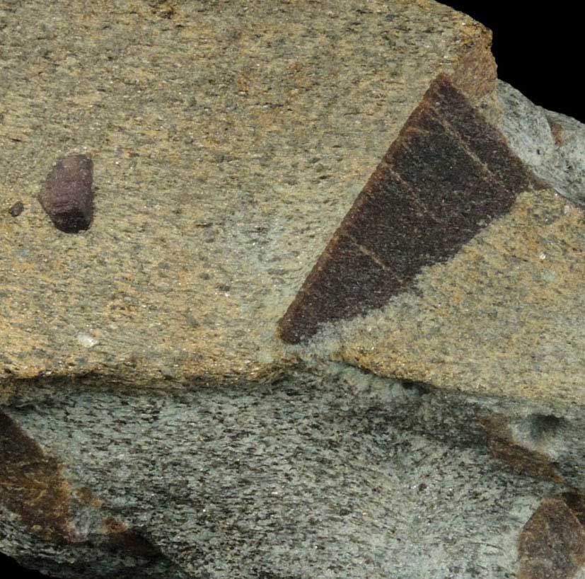 Staurolite with Almandine Garnet from Pond Hill, near Pearl Lake, Lisbon, Grafton County, New Hampshire