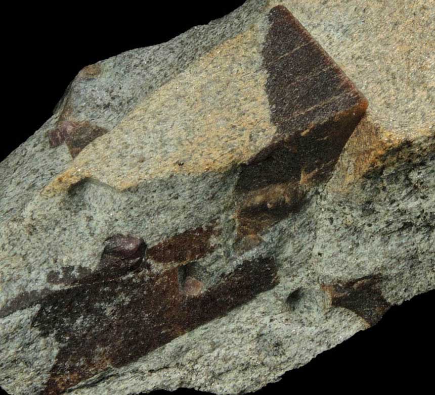 Staurolite with Almandine Garnet from Pond Hill, near Pearl Lake, Lisbon, Grafton County, New Hampshire