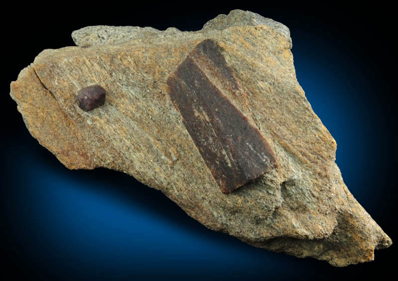 Staurolite with Almandine Garnet from Pond Hill, near Pearl Lake, Lisbon, Grafton County, New Hampshire