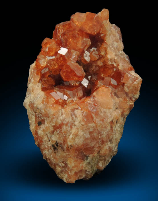 Grossular Garnet from Garnet exposure 175 m. SW of West Redding train station, Fairfield County, Connecticut