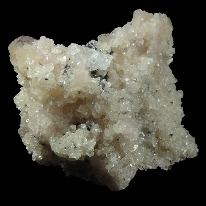 Calcite and Quartz over Fluorite with Sphalerite and Galena from Cave-in-Rock District, Hardin County, Illinois